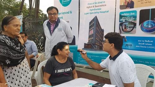 Free Eye Diagnostic and Surgical Camp at Viratnagar 